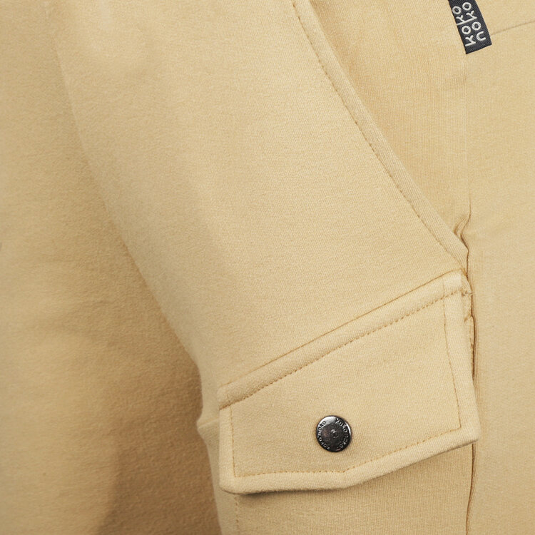 Koko Noko jongens jogging shorts cargo beige | N58890-37