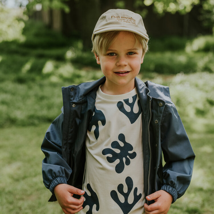 Koko Noko boys' summer coat, dark blue, hood | N58895-37