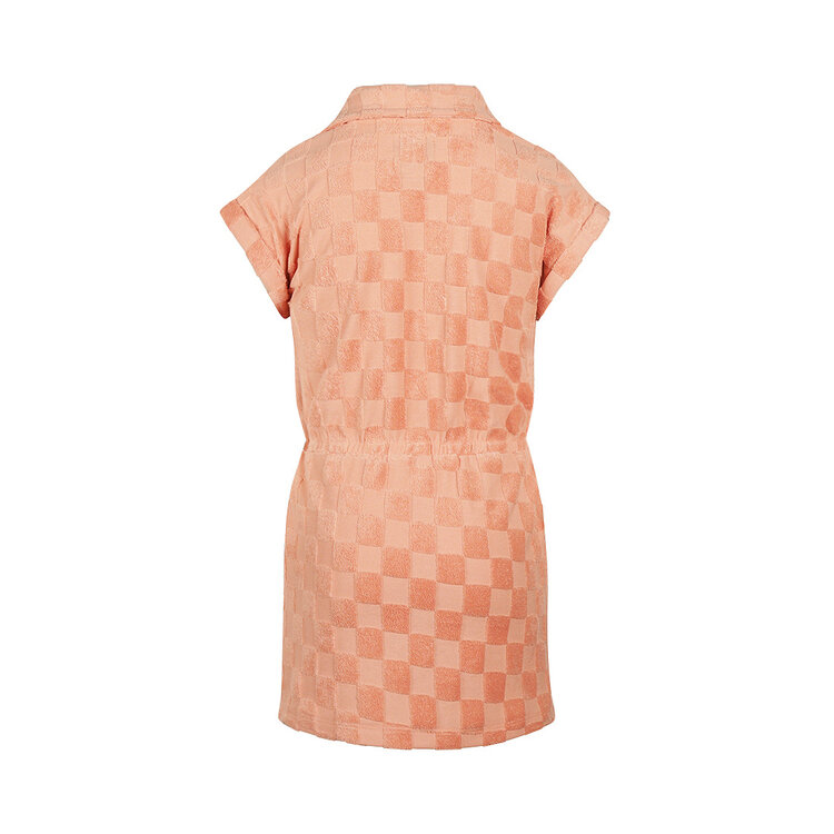 Koko Noko girls' dress soft orange terry cloth | N58907-37