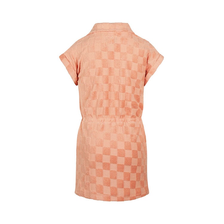 Koko Noko meisjes jurk zachtoranje badstof | N58907-37