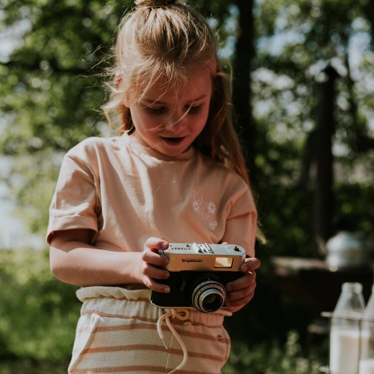 Koko Noko meisjes T-shirt zand | N58909-37