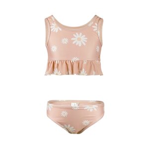 Koko Noko girls' bikini soft pink flower