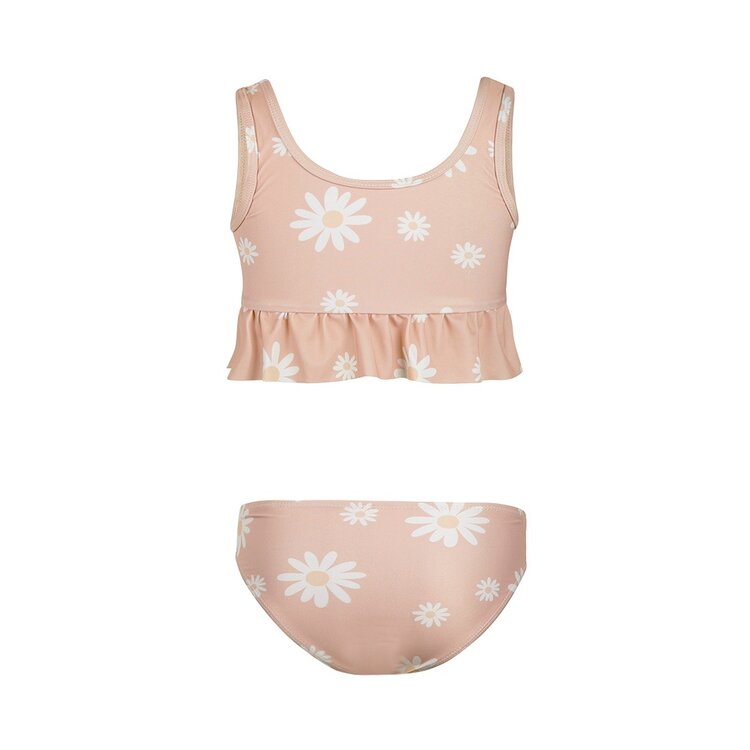 Koko Noko Mädchen-Bikini zartrosa mit Blumenmuster | N58914-37