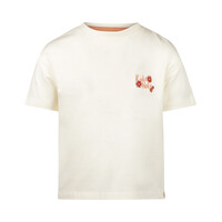 Koko Noko girls' loose fit T-shirt in off-white