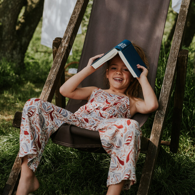 Koko Noko Mädchen-Jumpsuit steinrot, ärmellos | N58922-37