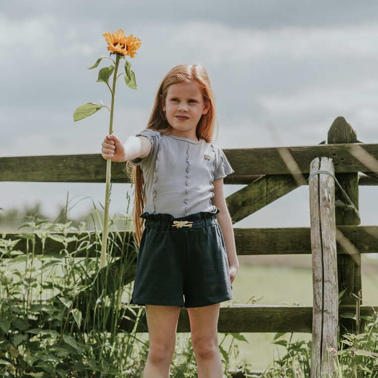 Koko Noko girls' jogging shorts, loose fit, dark blue | N58927-37