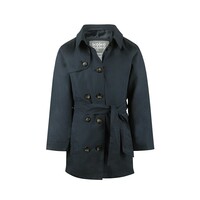 Koko Noko meisjes zomerjas donkerblauw trenchcoat