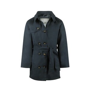 Koko Noko girls' summer coat, dark blue trench coat