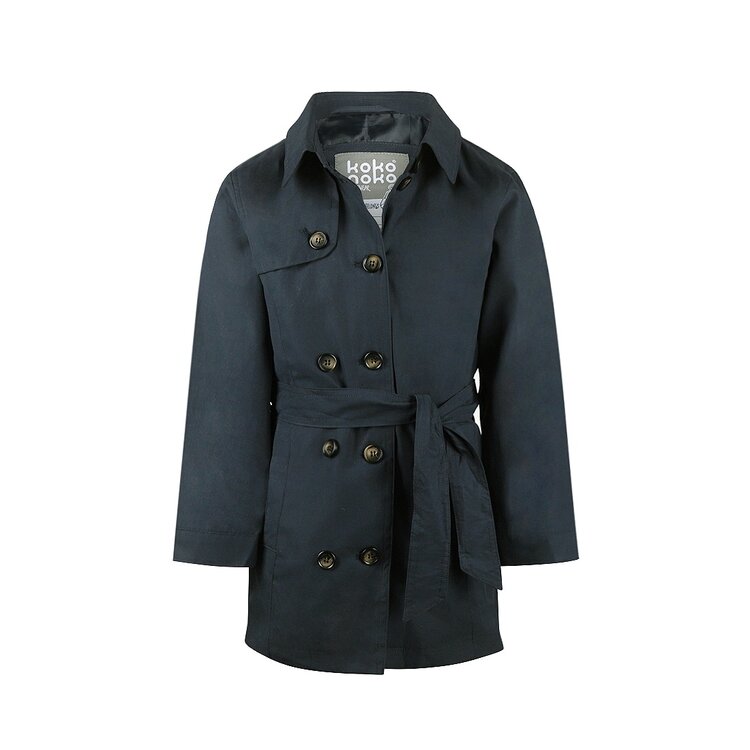 Koko Noko girls' summer coat, dark blue trench coat | N58935-37