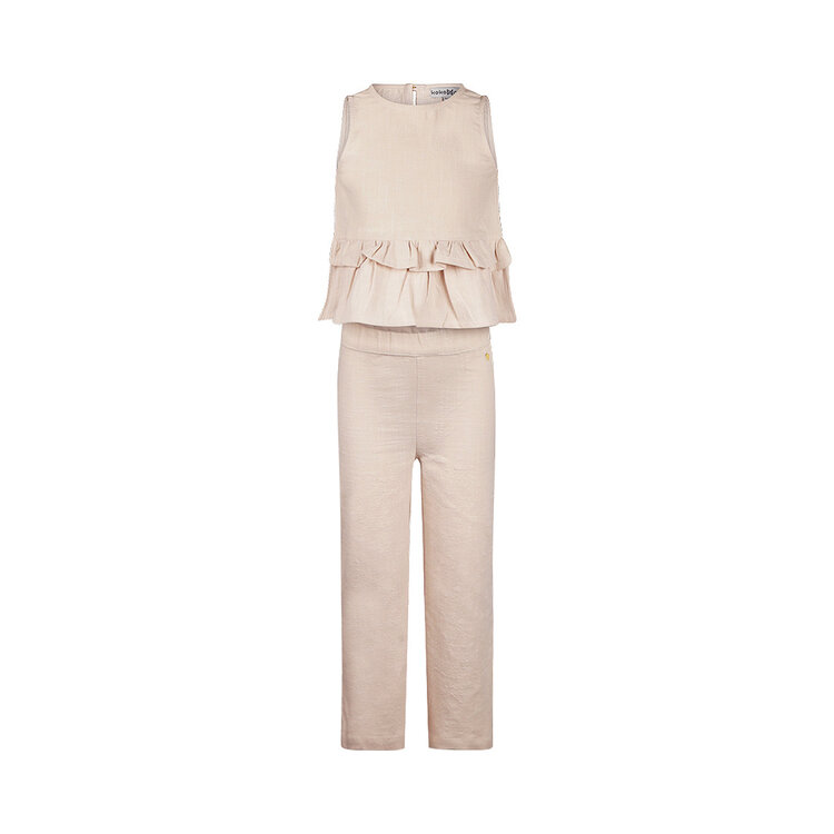 Koko Noko girls' co-ord set sand top wide leg trousers | N58947-37