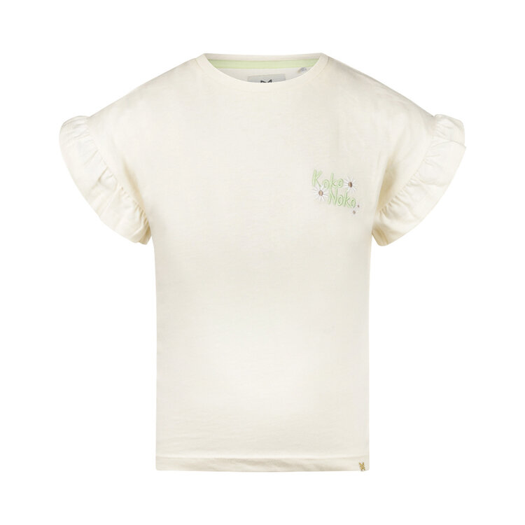 Koko Noko girls' T-shirt, off-white | N58948-37