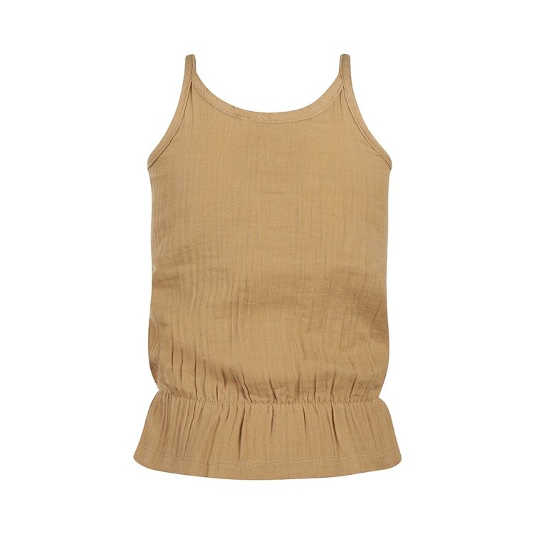 Koko Noko girls' top light brown muslin | N58962-37