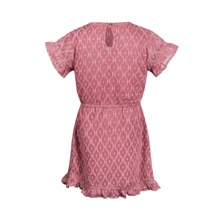 Koko Noko girls' purple wrap dress | N58983-37