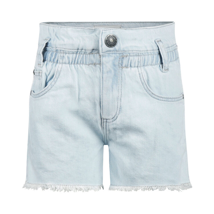 Koko Noko meisjes jeans shorts loose fit lichtblauw | N58985-37