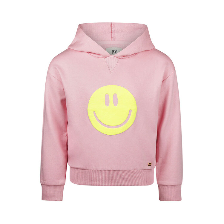 Koko Noko Mädchen Hoodie rosa Smiley Kapuze | N58986-37
