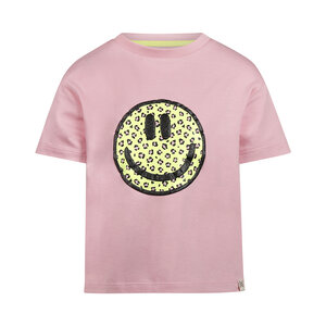 Koko Noko meisjes T-shirt roze smiley panter