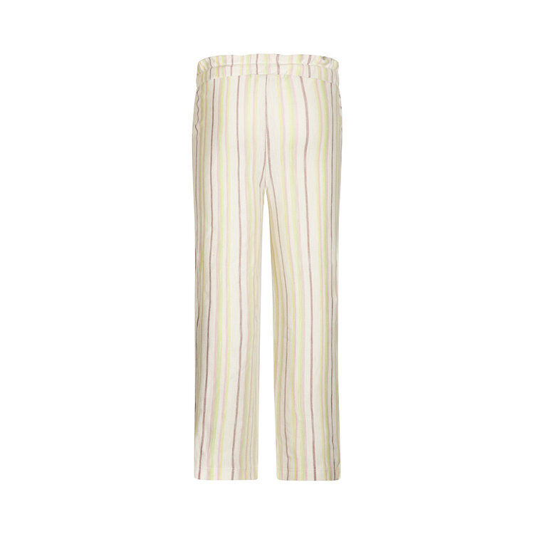 Koko Noko girls' wide leg trousers, off-white striped | N58988-37