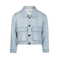 Koko Noko girls' light blue denim jacket