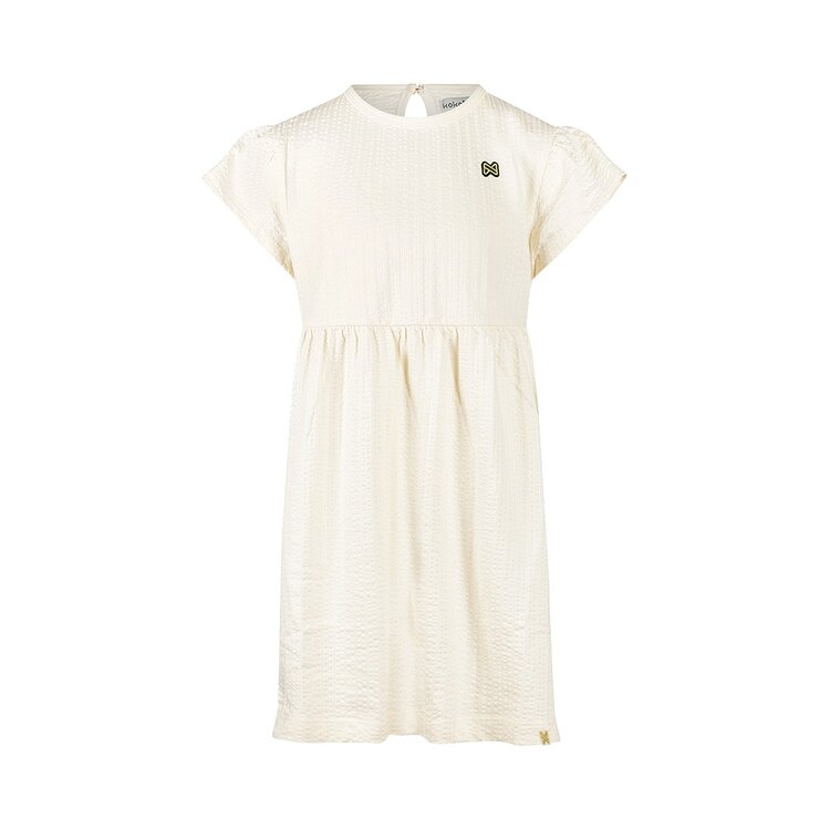 Koko Noko Mädchenkleid Off-White Musselin | N58996-37