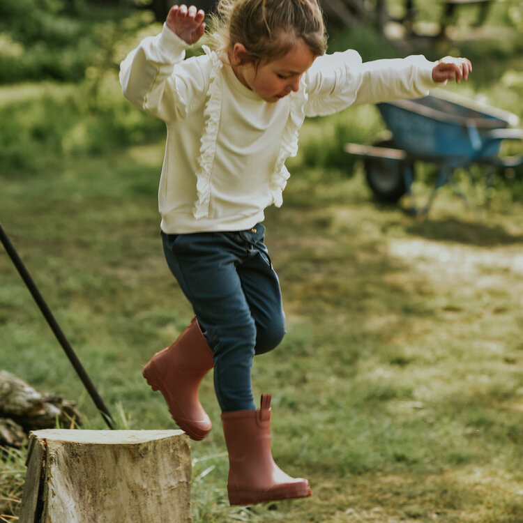 Koko Noko meisjes joggingbroek donkerblauw | N58932-37