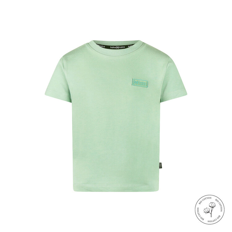 Koko Noko jongens T-shirt zachtgroen bio cotton | WN1803