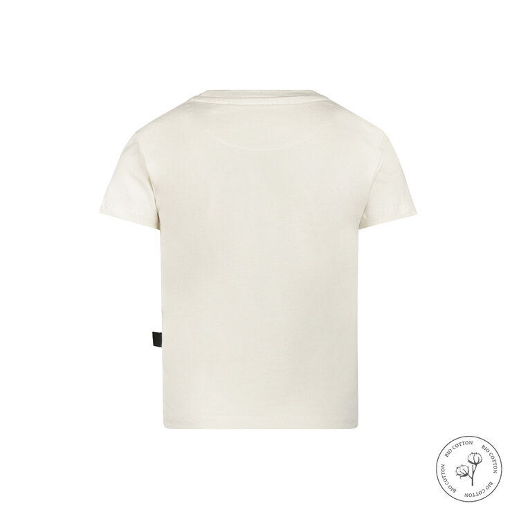 Koko Noko Jungen-T-Shirt cremefarben Bio-Baumwolle | WN1804