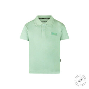 Koko Noko boys' polo shirt soft green organic cotton