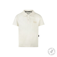 Koko Noko boys' polo shirt, off-white organic cotton