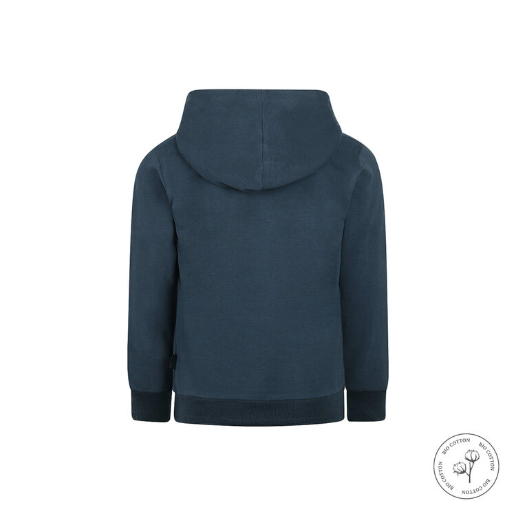 Koko Noko jongens hoodie navy bio cotton | WN1815