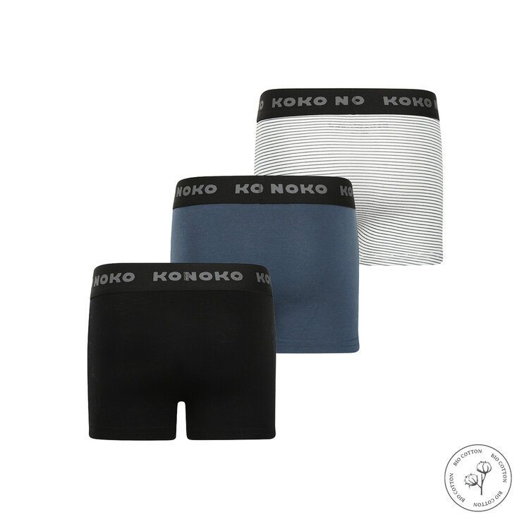 Koko Noko Jungen-Boxershorts-Set marineblau Bio-Baumwolle | WN1830