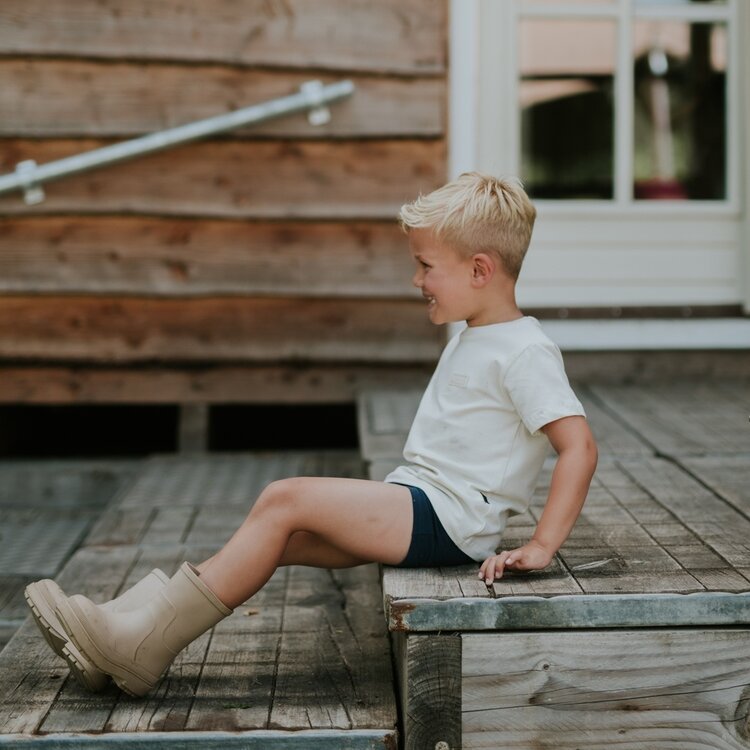 Koko Noko boys' boxer shorts set navy organic cotton | WN1830