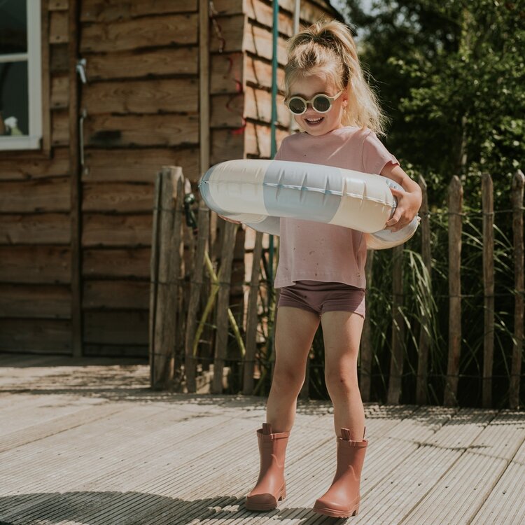 Koko Noko girls' boxer shorts set, soft pink, organic cotton | WN1904