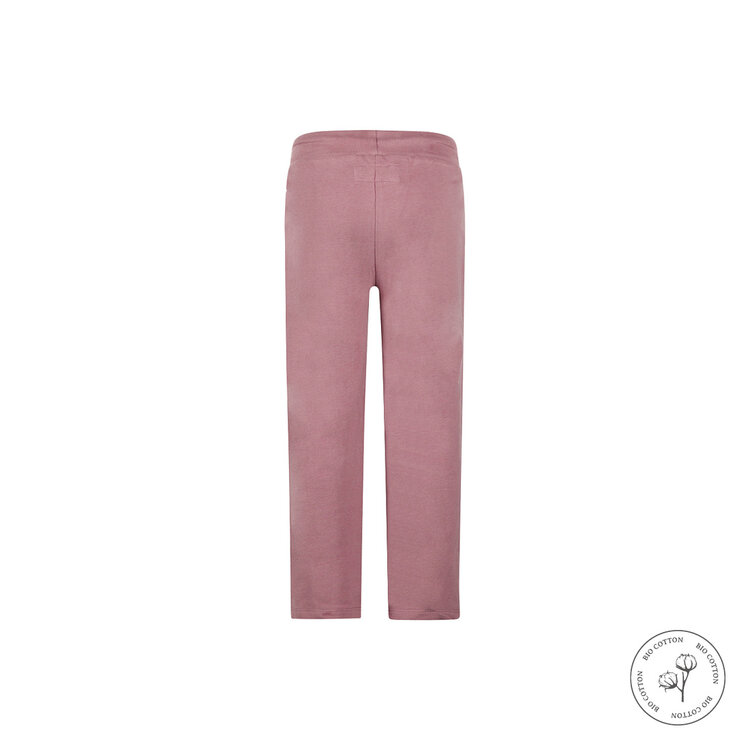 Koko Noko girls' jogging trousers wide leg old pink organic cotton | WN1915