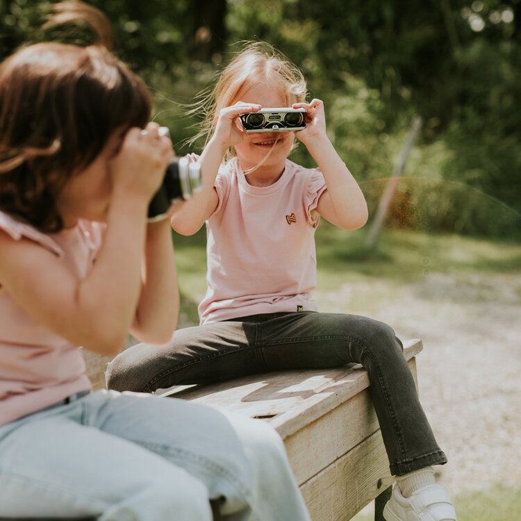 Koko Noko Mädchen Jeans mit ausgestelltem Bein in Dunkelgrau | WN1920