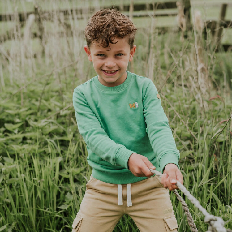 Koko Noko Jungen-Pullover grün sun | NX58800-37