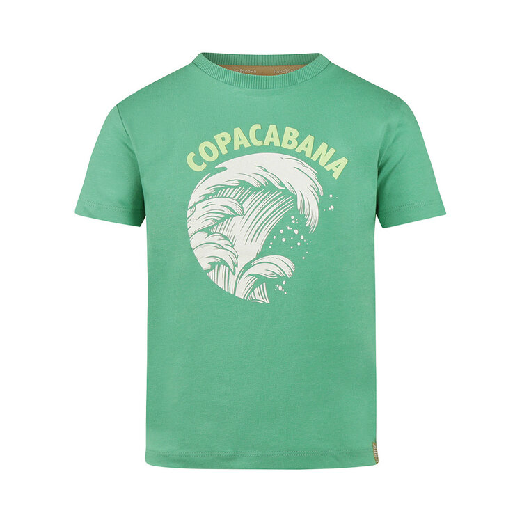 Koko Noko jongens T-shirt groen copacabana | NX58803-37