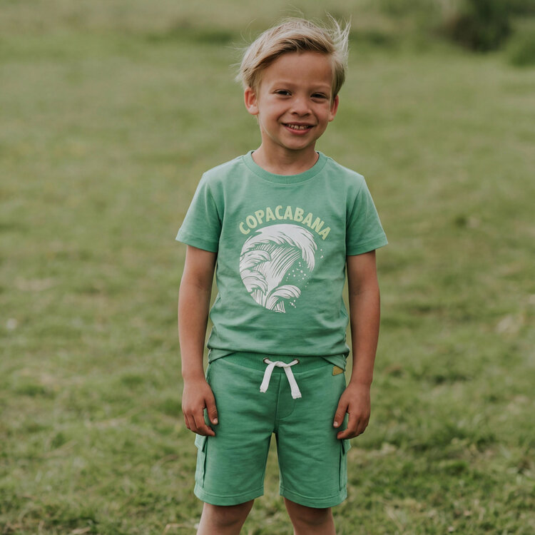 Koko Noko boys' jogging shorts green cargo | NX58808-37