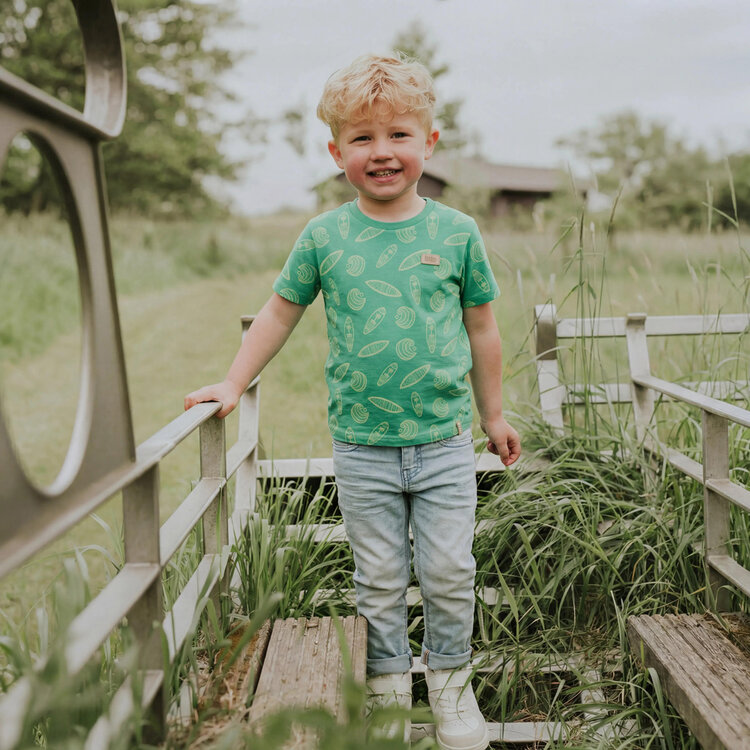 Koko Noko boys' T-shirt green surf | NX58811-37