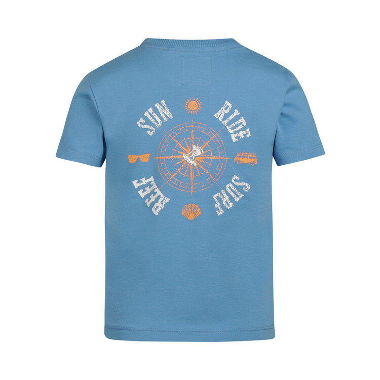 Koko Noko jongens T-shirt blauw sun | NX58812-37