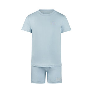 Koko Noko boys' co-ord set light blue T-shirt shorts