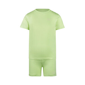 Koko Noko boys' co-ord set green T-shirt shorts