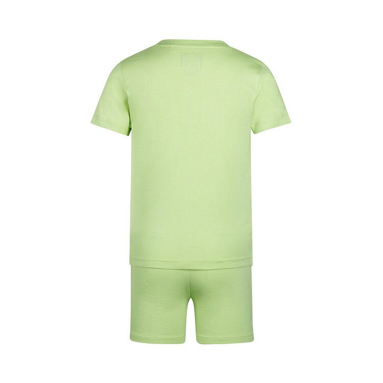 Koko Noko boys' co-ord set green T-shirt shorts | NX58824-37