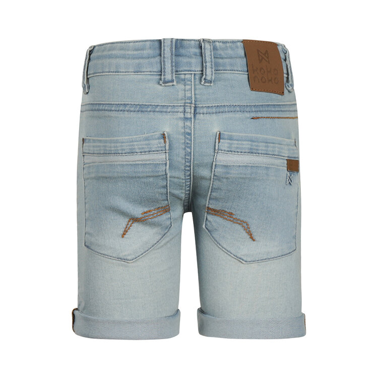 Koko Noko jongens jeans short loose fit lichtblauw | NX58826-37