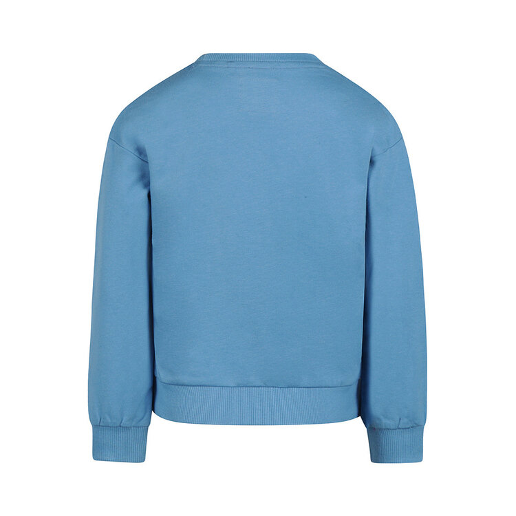 Koko Noko Mädchen-Pullover blau Herz | NX58900-37