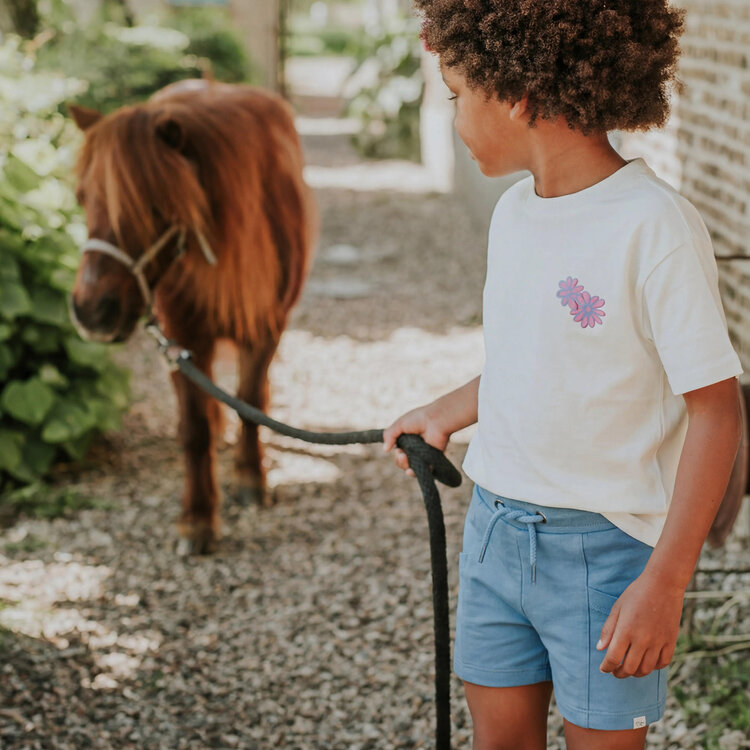 Koko Noko Mädchen T-Shirt Off White Flower | NX58901-37