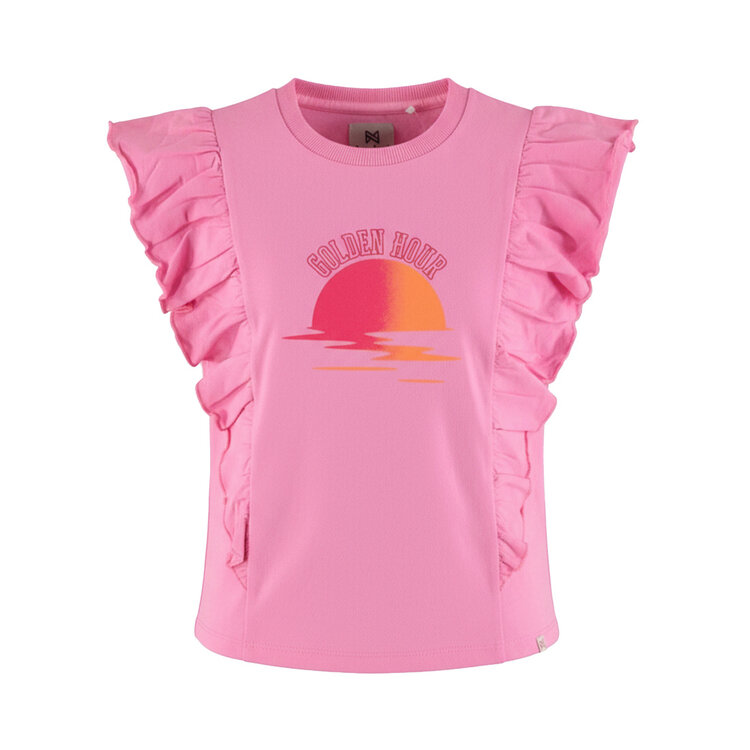 Koko Noko Mädchen T-Shirt rosa Rüschen | NX58905-37