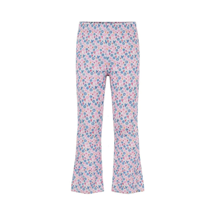 Koko Noko girls' flared leggings, off-white, blue, pink | NX58907-37