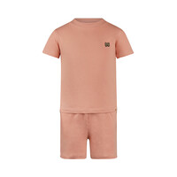 Koko Noko girls' co-ord set T-shirt shorts pink