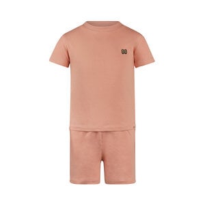 Koko Noko girls' co-ord set T-shirt shorts pink