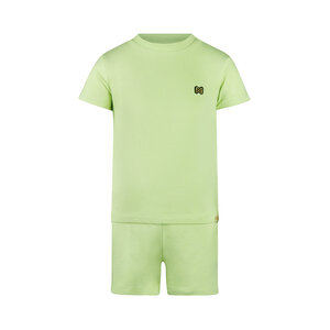 Koko Noko meisjes co-ord set T-shirt short groen